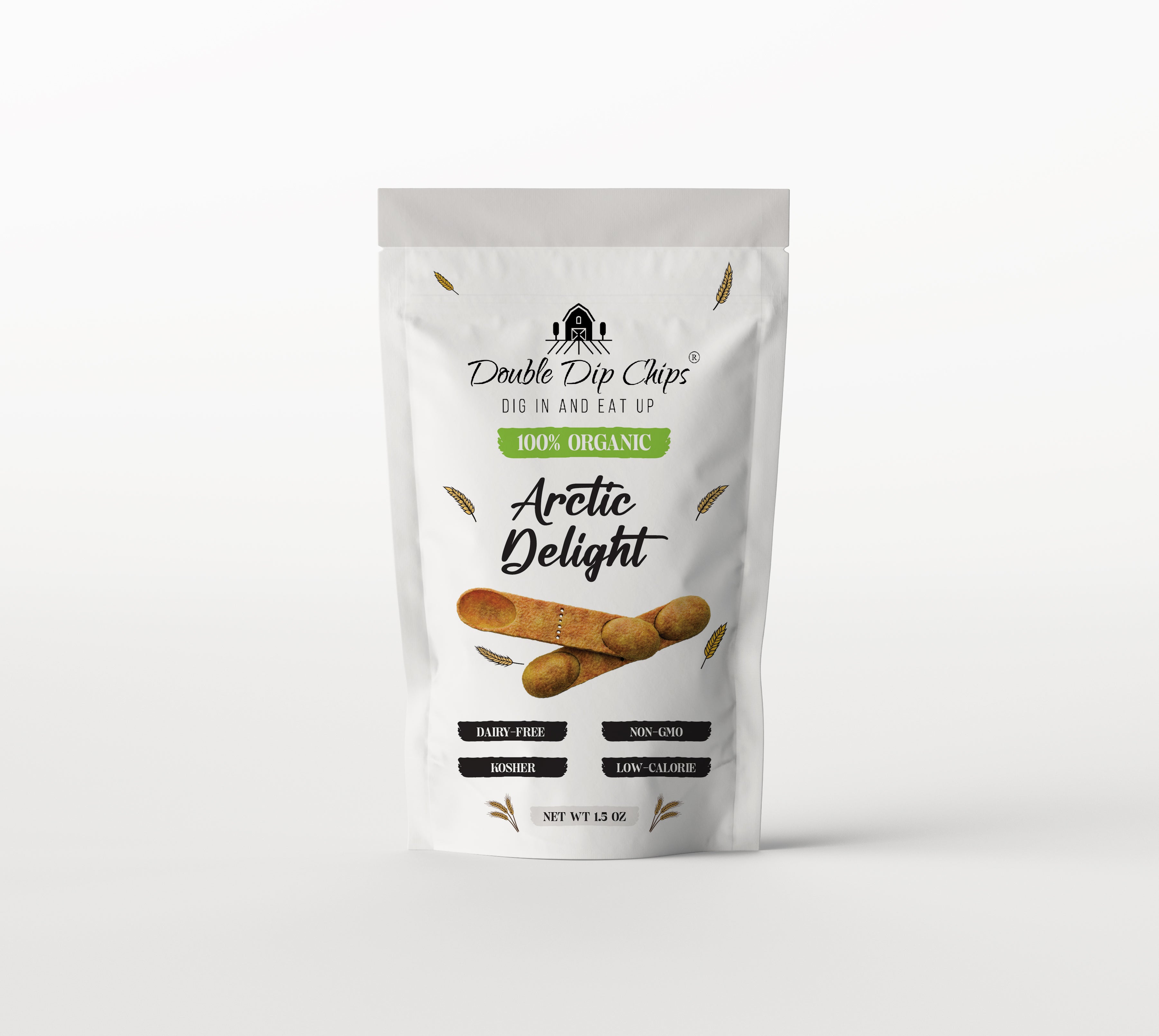 Arctic Delight 1.5 Oz Mint Flavored Snacks – Gluten Free, Unique Mint & Kosher Salt Corn Chips