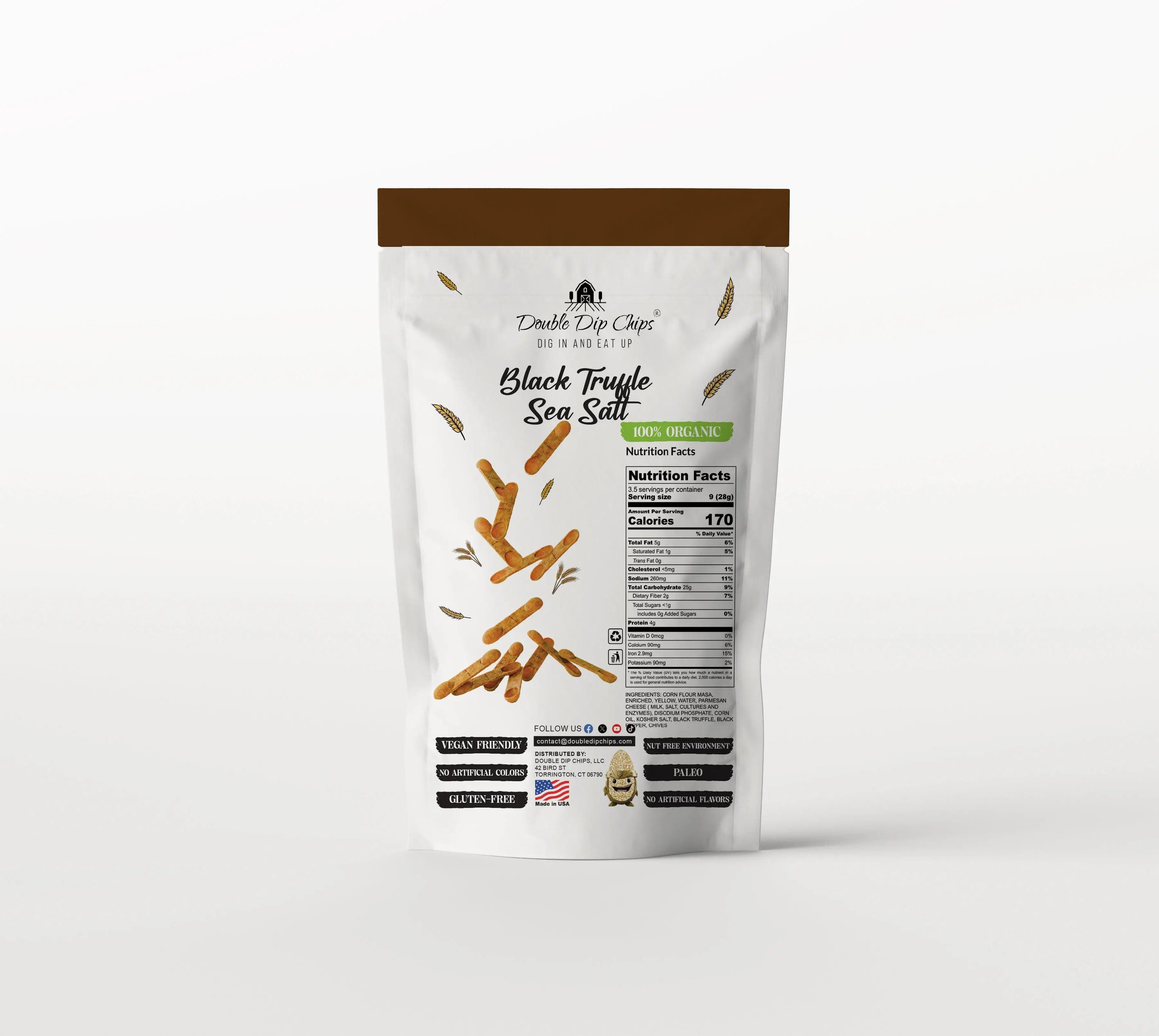 Gourmet Truffle Chips 1.5oz - Non-GMO, Gluten-Free, Vegan, Kosher Snack Delight