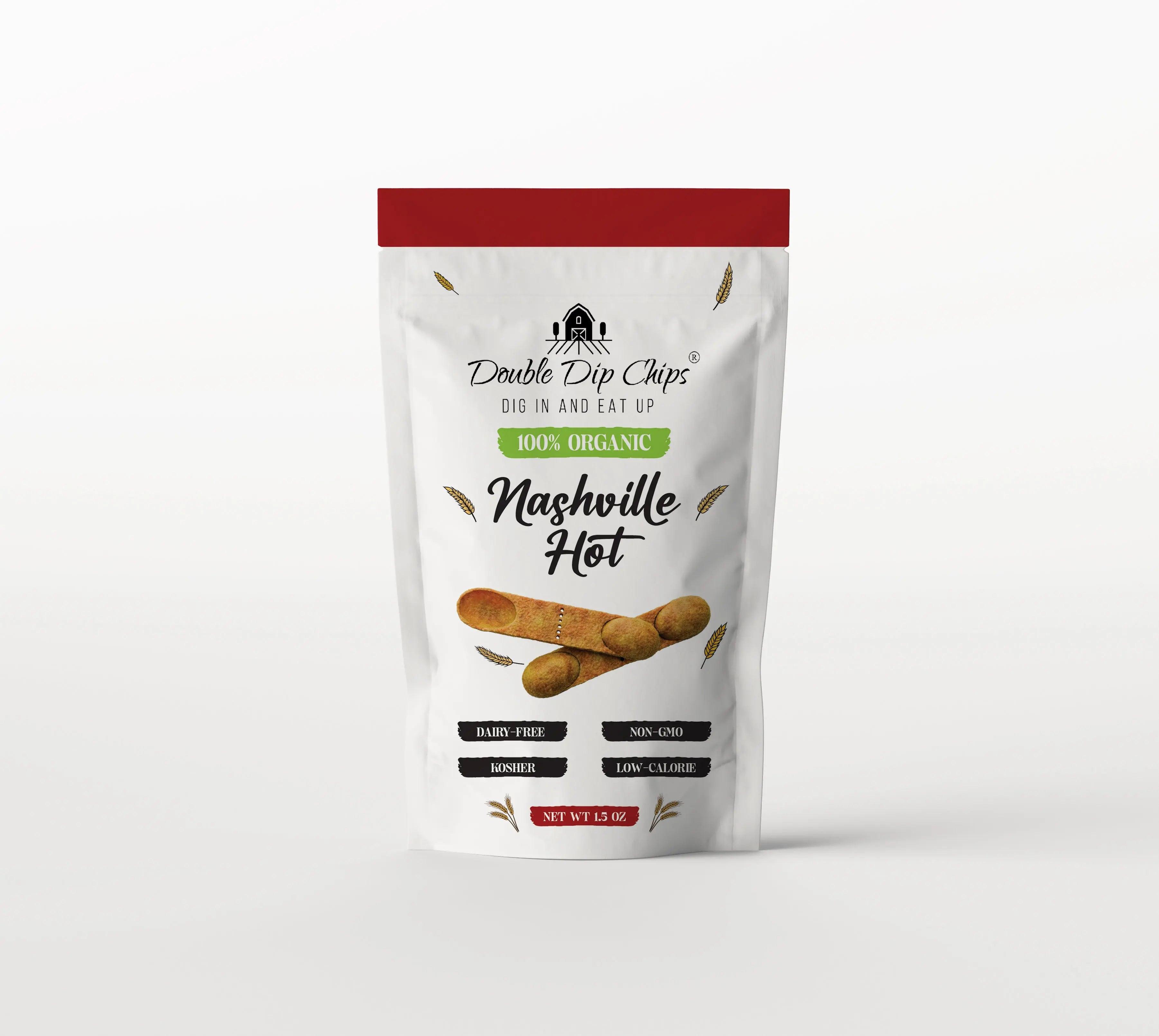 1.5ozNashvilleHotPremiumCornChipDoubleDipChipsfront - Double Dip Chips, LLC