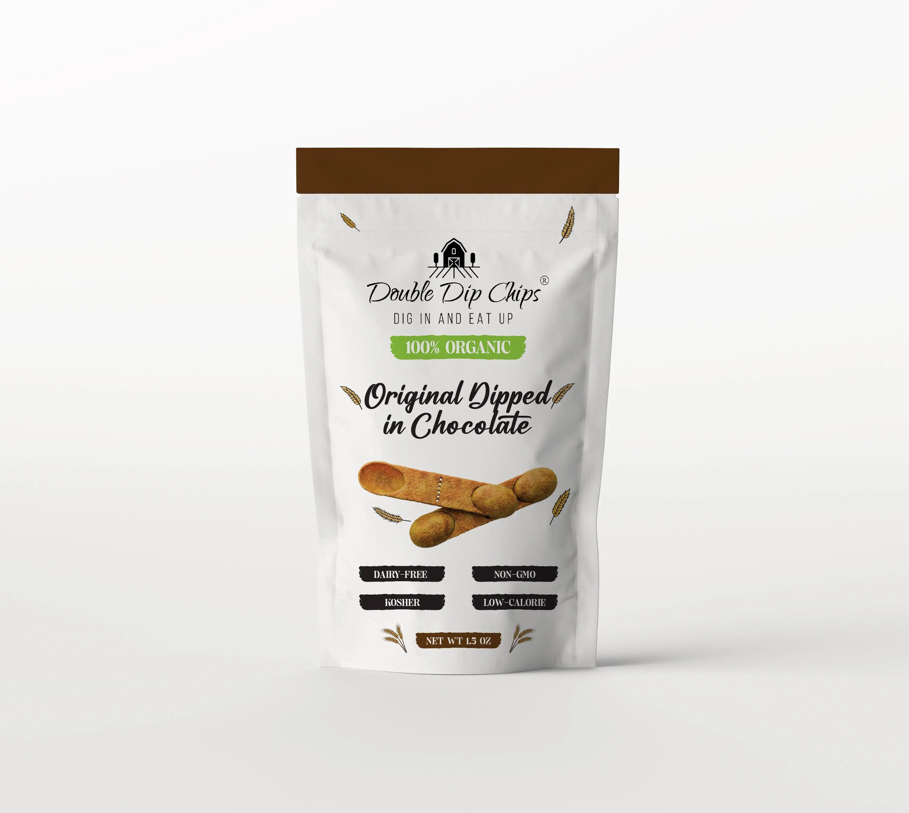 Gourmet Chocolate Coated Corn Chips 1.5oz - Vegan, Gluten-Free, Non-GMO Indulgence