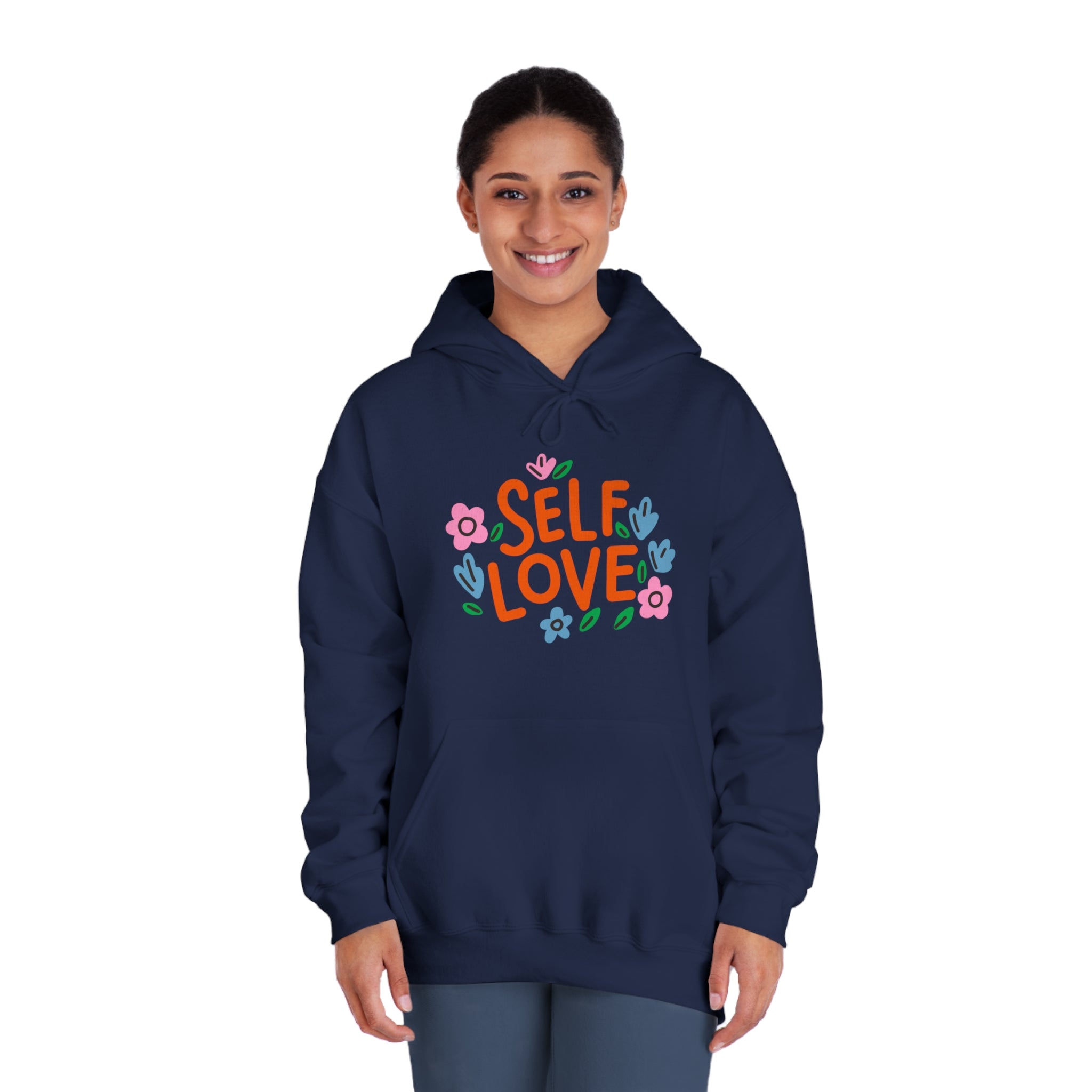 Unisex DryBlend® Hooded Sweatshirt - Self Love Sweatshirt