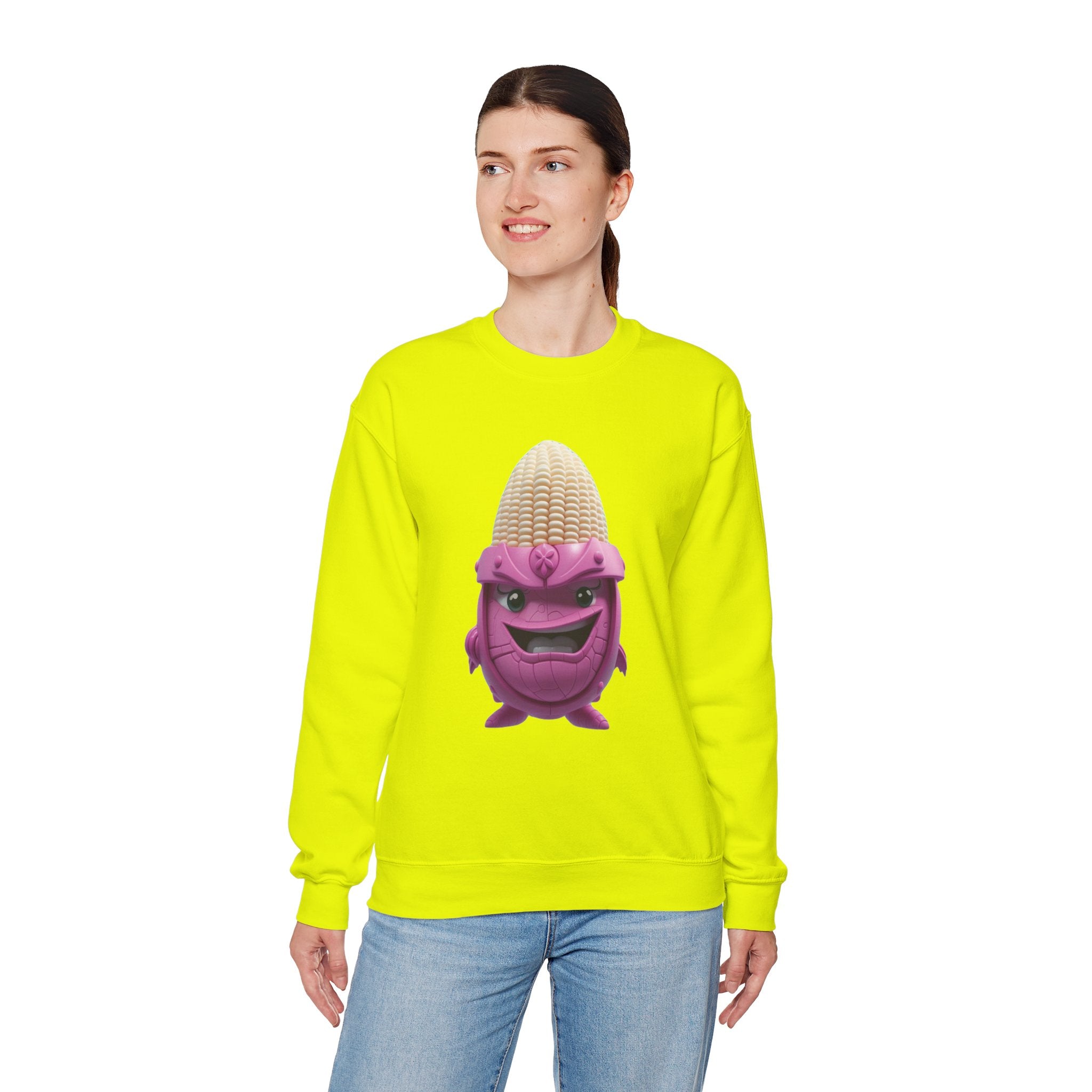 Comfort Blend Unisex Sweatshirt - Polyester and Cotton, Ribbed Knit Collar - No Itchy Seams