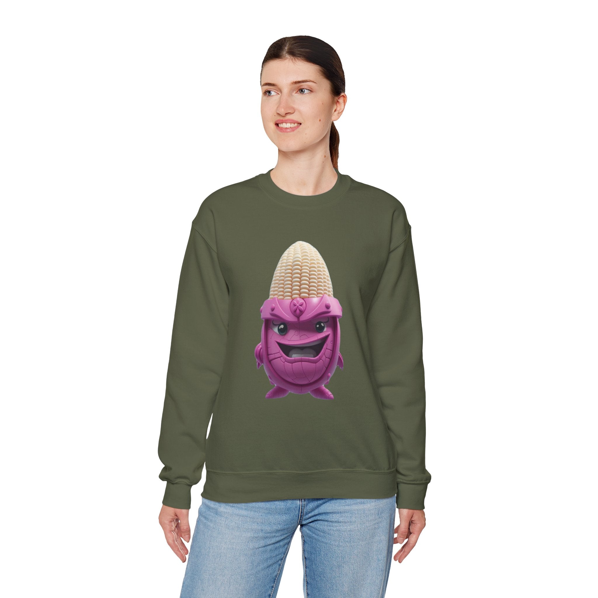 Comfort Blend Unisex Sweatshirt - Polyester and Cotton, Ribbed Knit Collar - No Itchy Seams