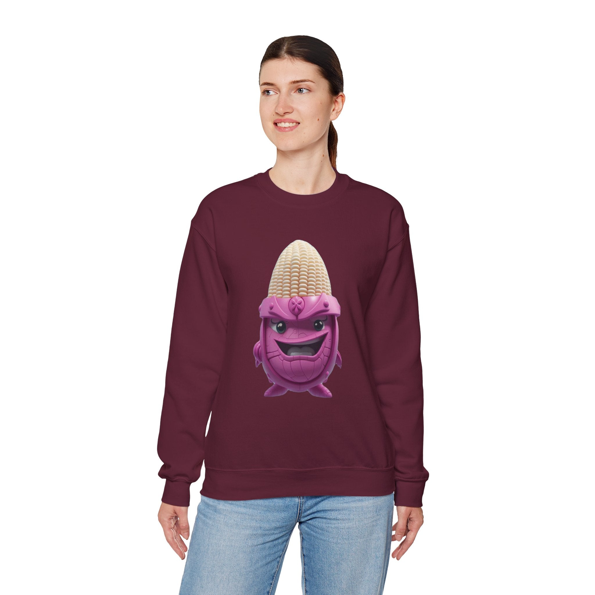 Comfort Blend Unisex Sweatshirt - Polyester and Cotton, Ribbed Knit Collar - No Itchy Seams