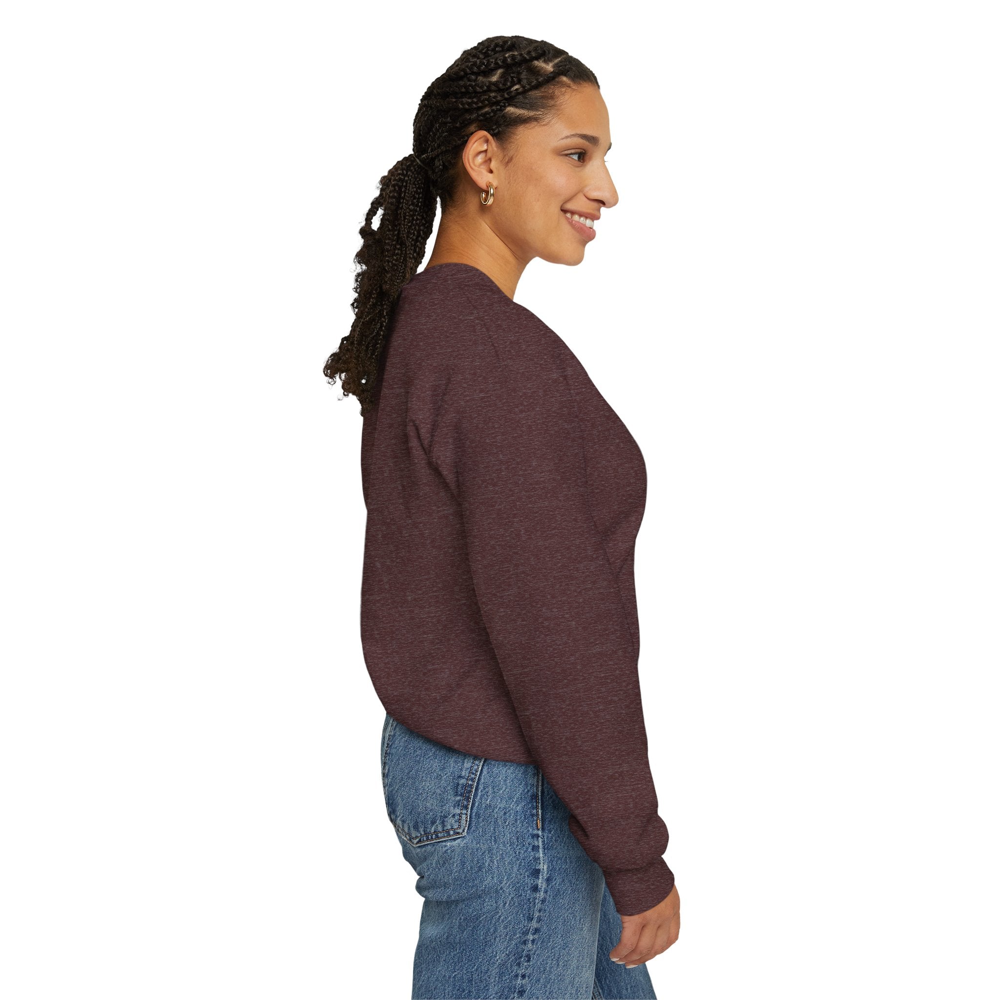 Comfort Blend Unisex Sweatshirt - Polyester and Cotton, Ribbed Knit Collar - No Itchy Seams