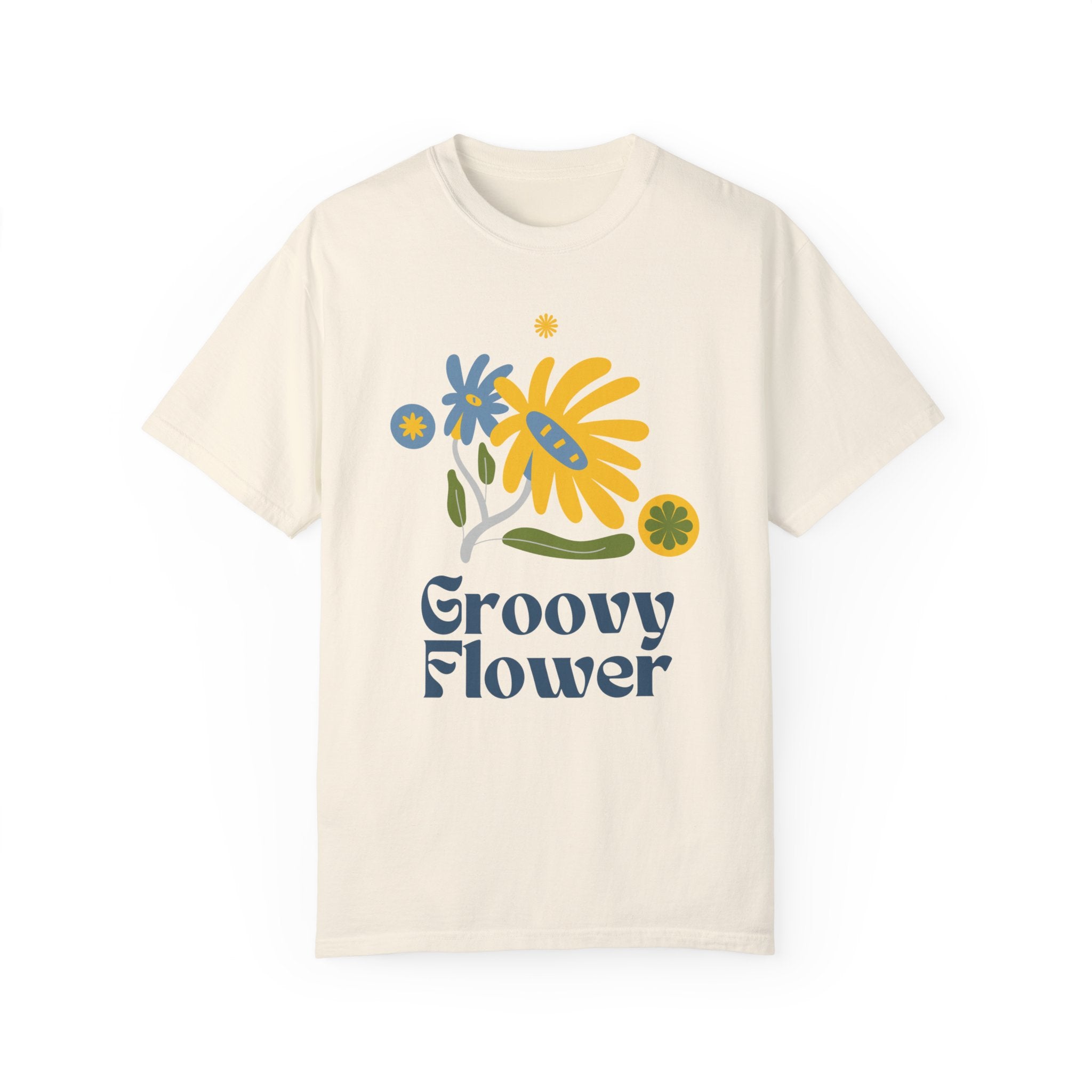 Unisex Garment-Dyed T-shirt - Flower shirt, floral shirt