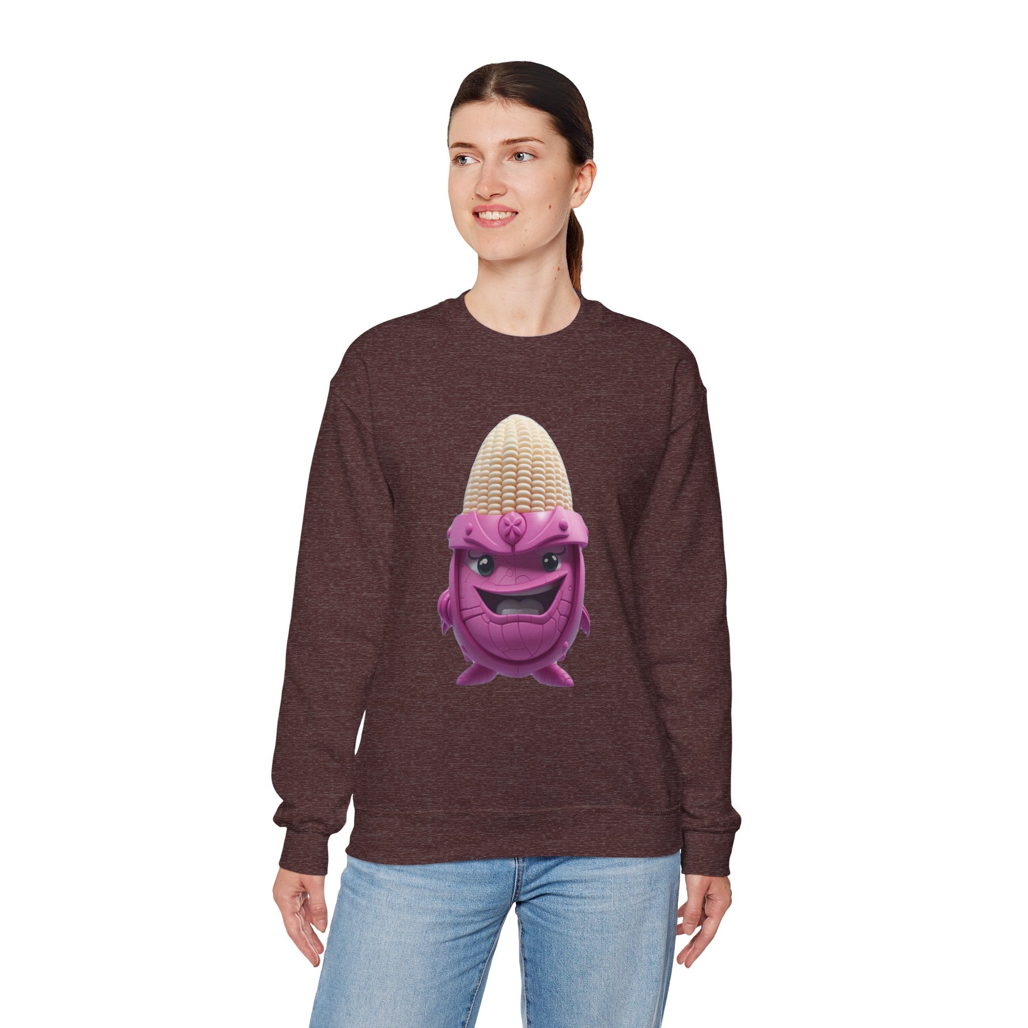 Comfort Blend Unisex Sweatshirt - Polyester and Cotton, Ribbed Knit Collar - No Itchy Seams