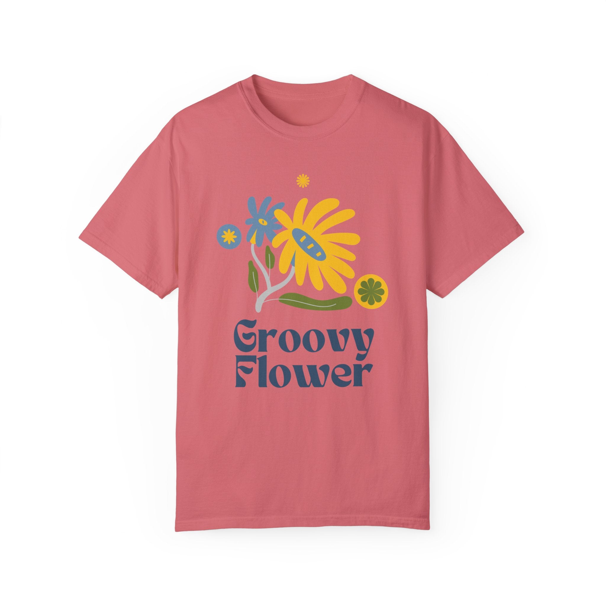 Unisex Garment-Dyed T-shirt - Flower shirt, floral shirt