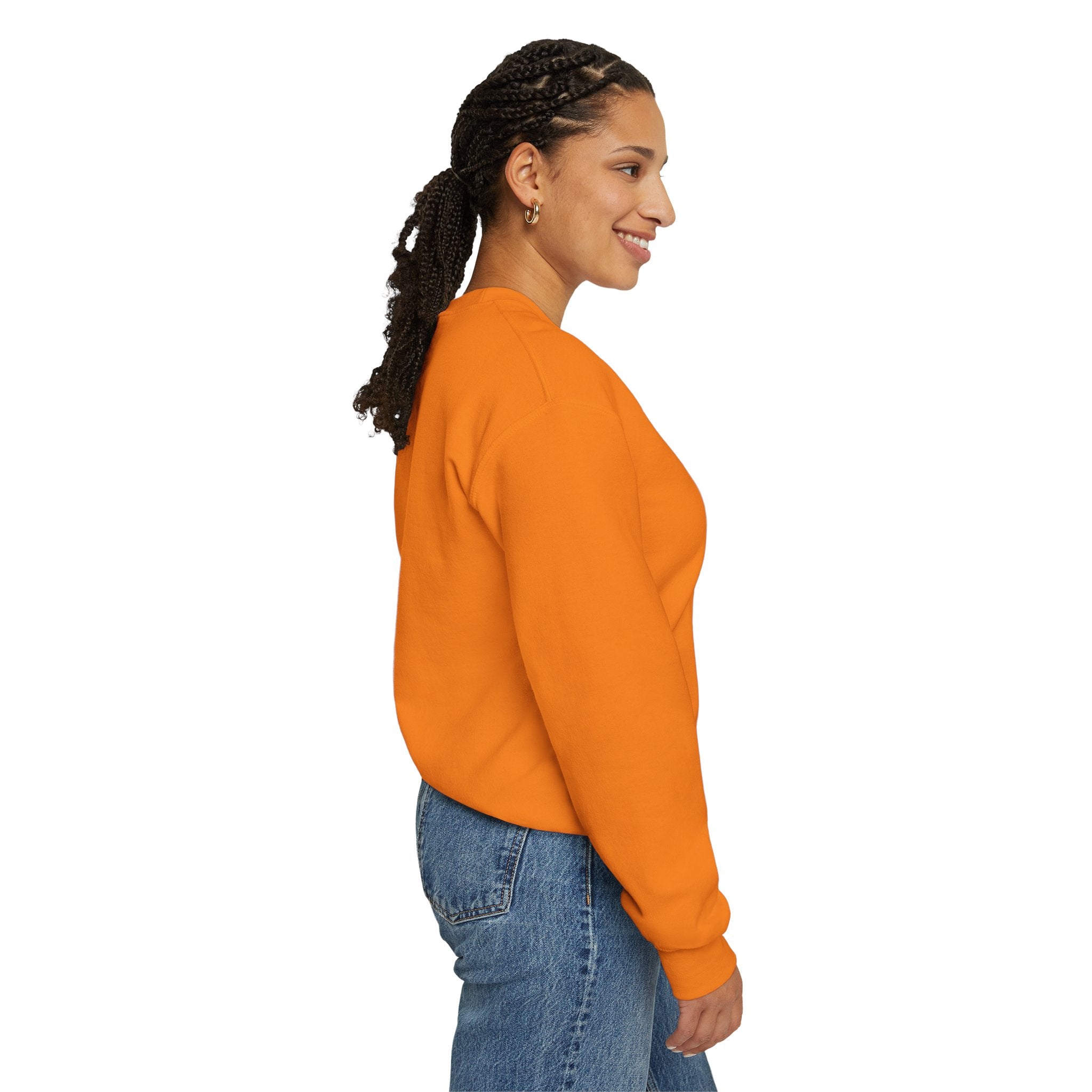 Comfort Blend Unisex Sweatshirt - Polyester and Cotton, Ribbed Knit Collar - No Itchy Seams