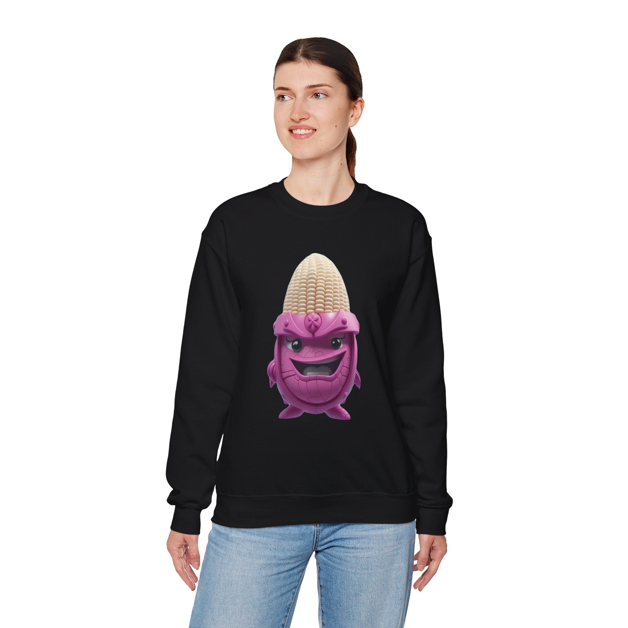 Comfort Blend Unisex Sweatshirt - Polyester and Cotton, Ribbed Knit Collar - No Itchy Seams