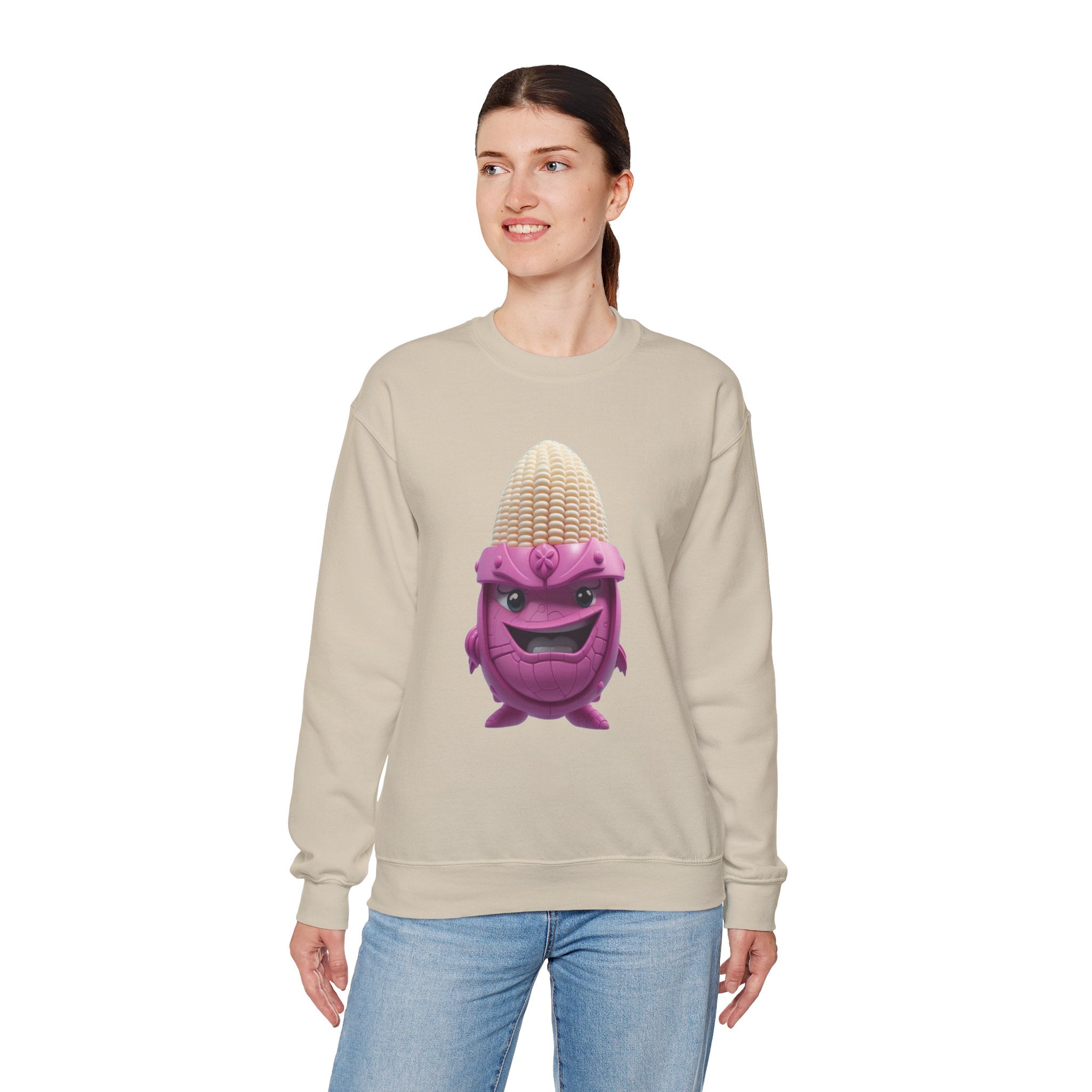 Comfort Blend Unisex Sweatshirt - Polyester and Cotton, Ribbed Knit Collar - No Itchy Seams