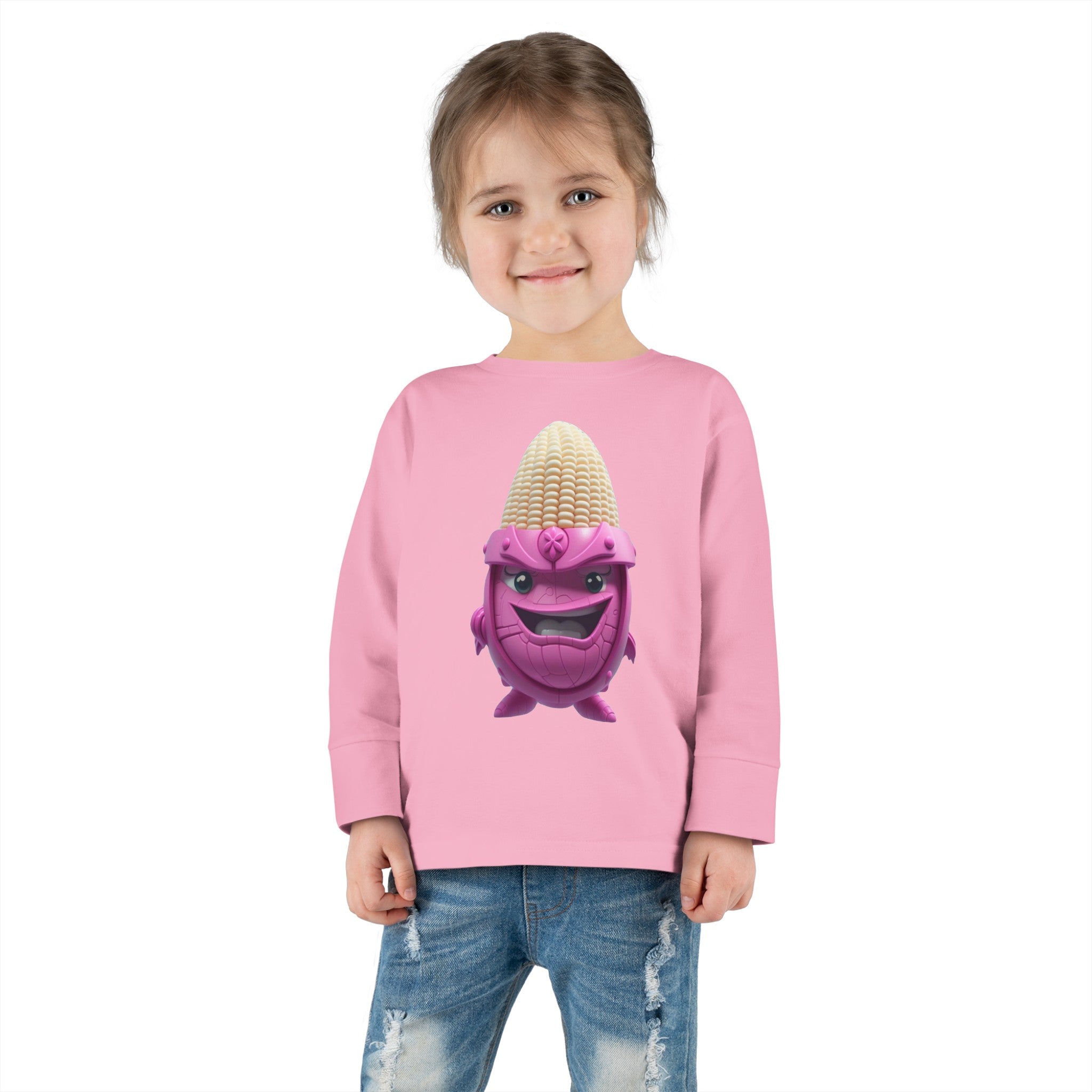 Toddler Long Sleeve Tee : Corn T- shirt | Cornelius T- shirt | kids Cartoon Tshirt