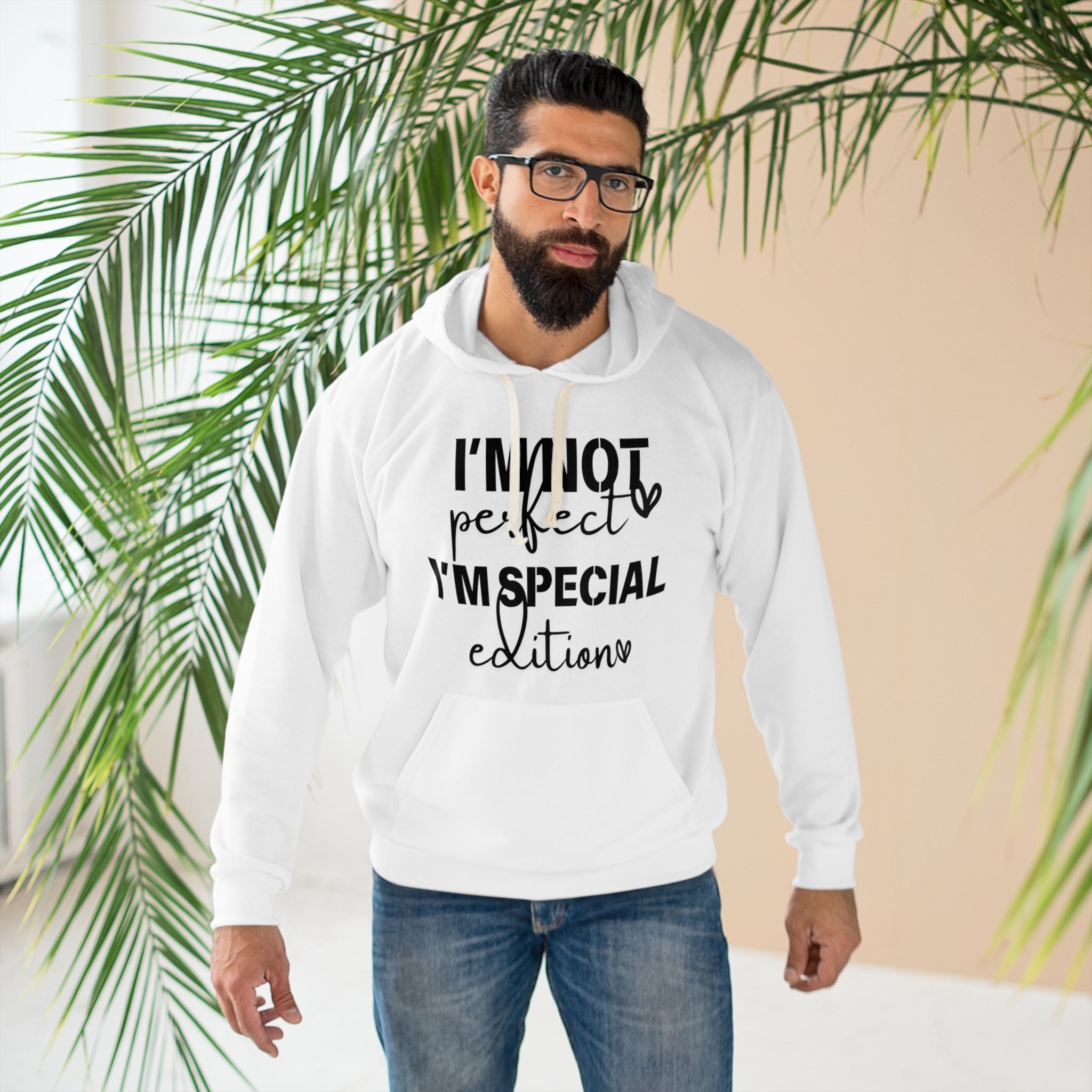 Unisex Pullover Hoodie (AOP) - I'm Not Perfect I'm special Hoodie - Attitude Hoodie