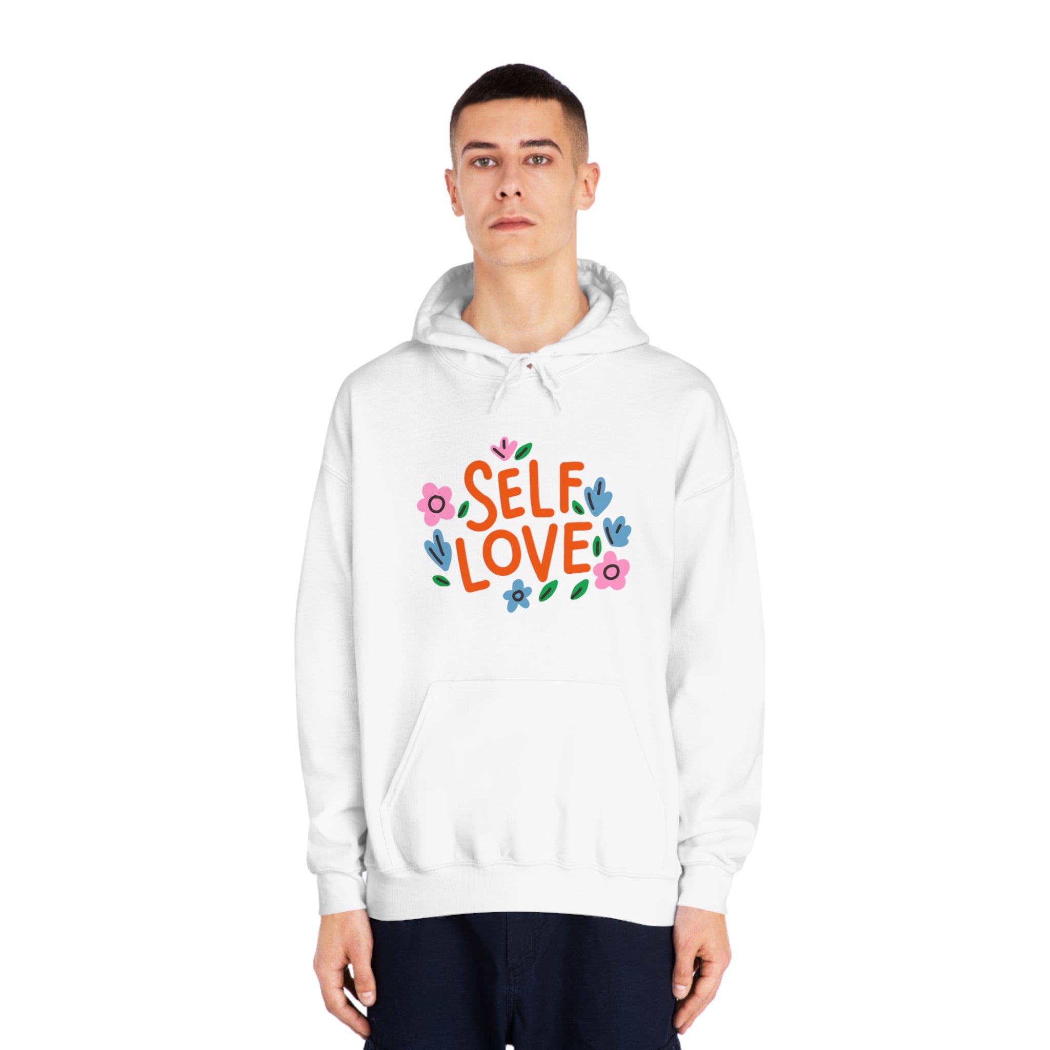 Unisex DryBlend® Hooded Sweatshirt - Self Love Sweatshirt