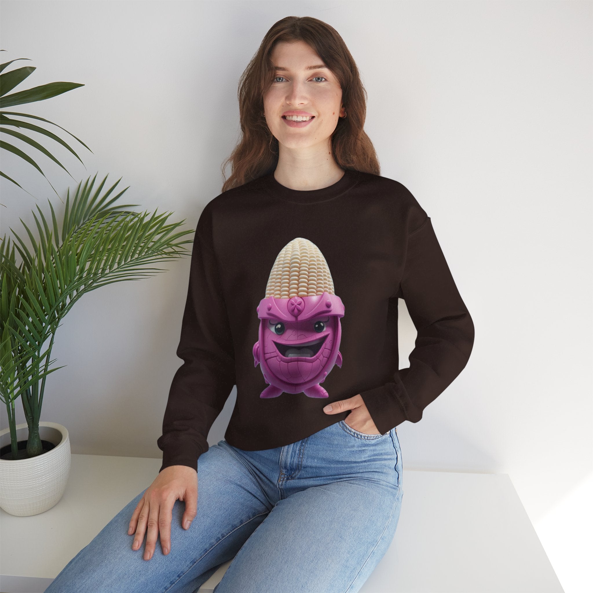 Comfort Blend Unisex Sweatshirt - Polyester and Cotton, Ribbed Knit Collar - No Itchy Seams