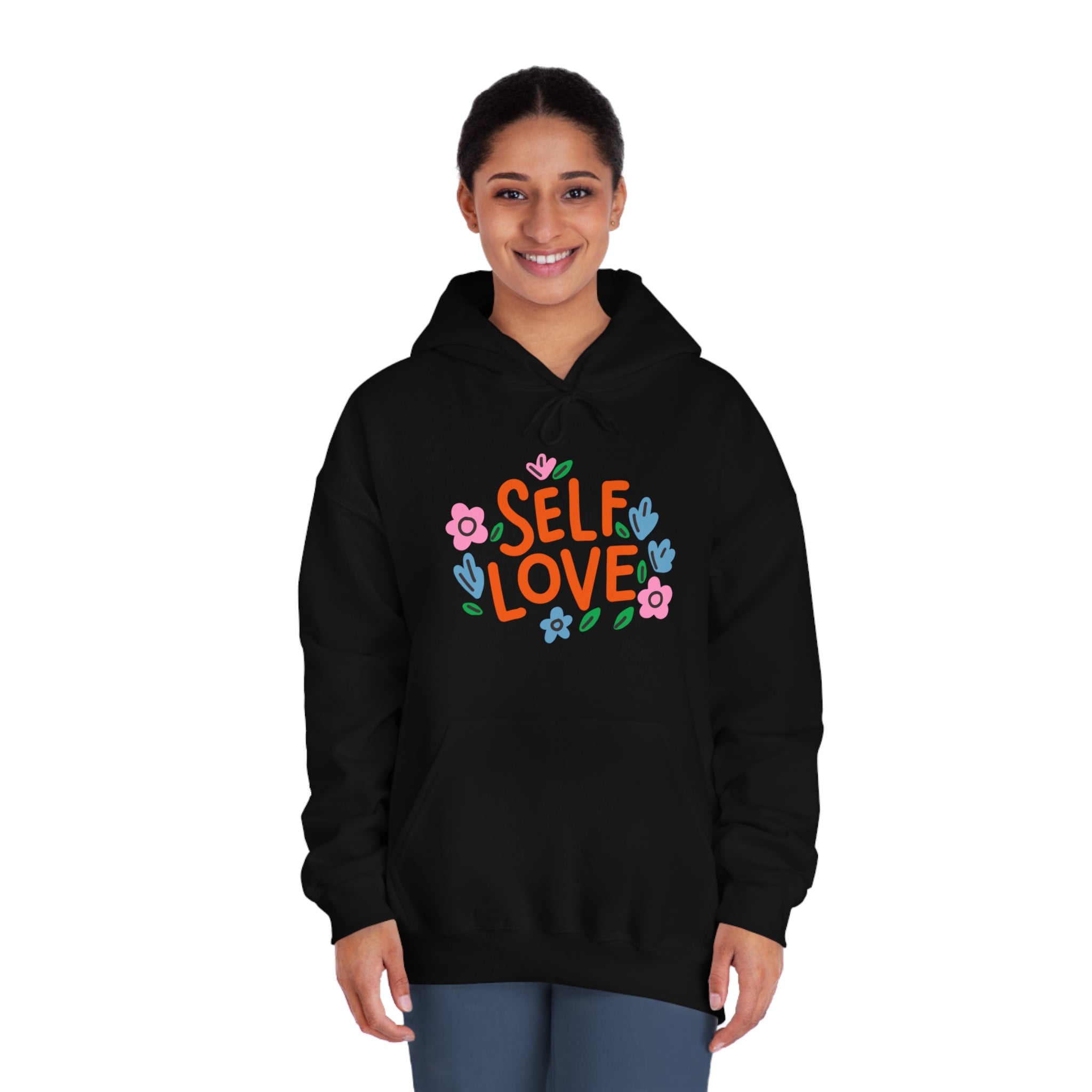 Unisex DryBlend® Hooded Sweatshirt - Self Love Sweatshirt