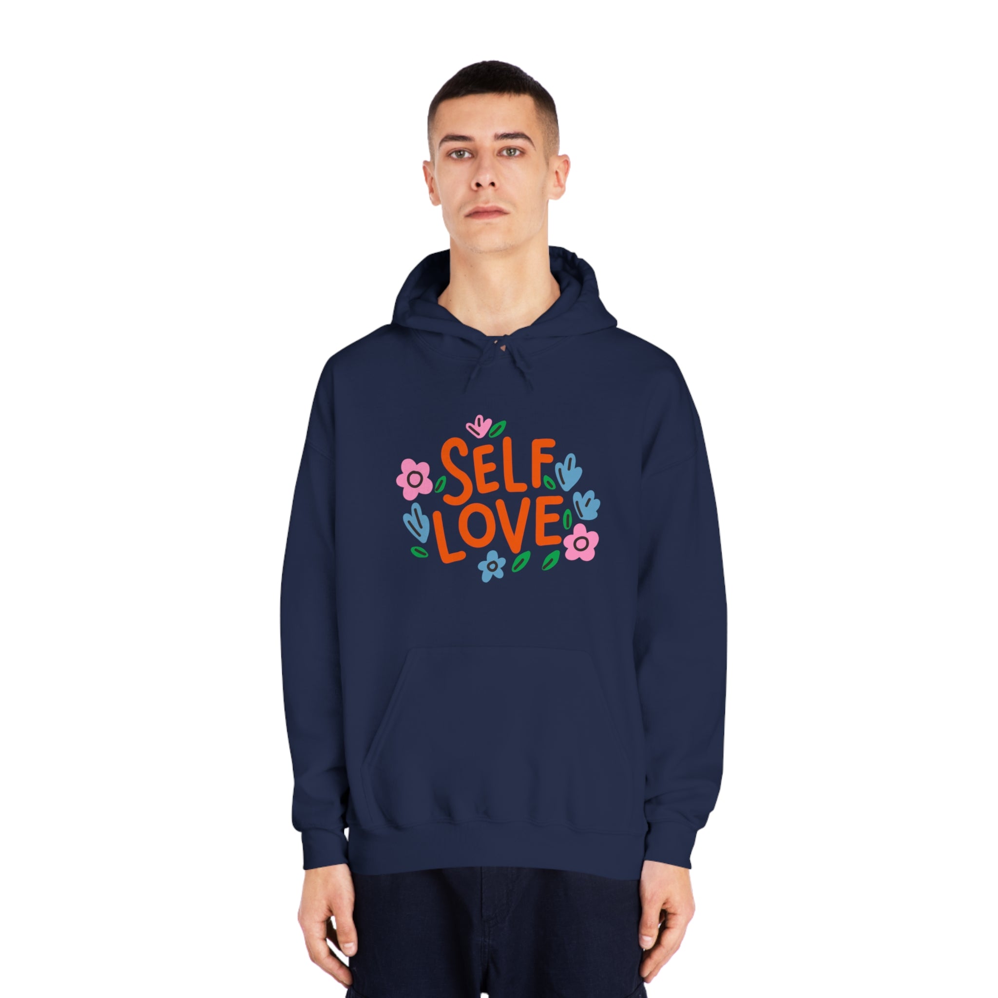 Unisex DryBlend® Hooded Sweatshirt - Self Love Sweatshirt