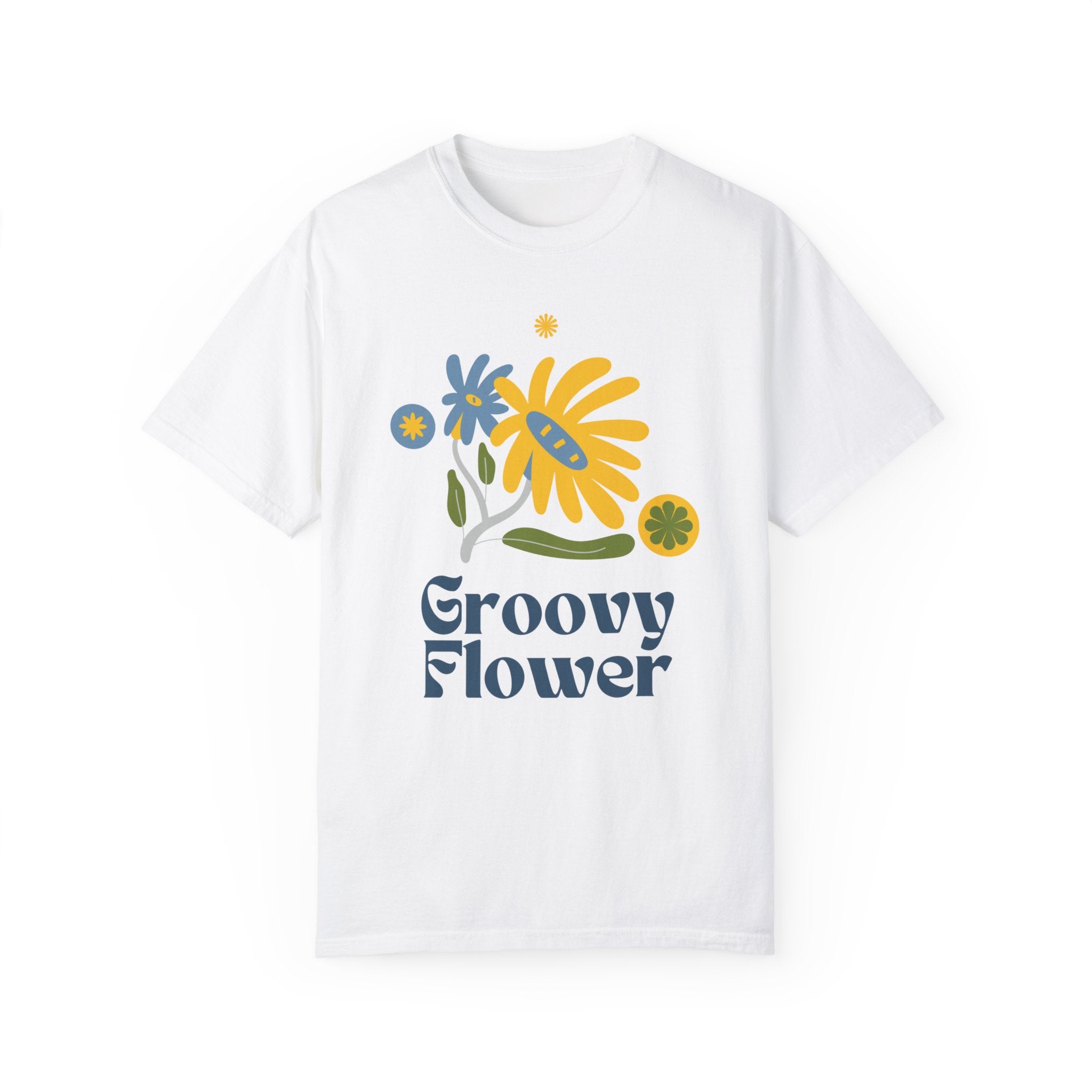 Unisex Garment-Dyed T-shirt - Flower shirt, floral shirt