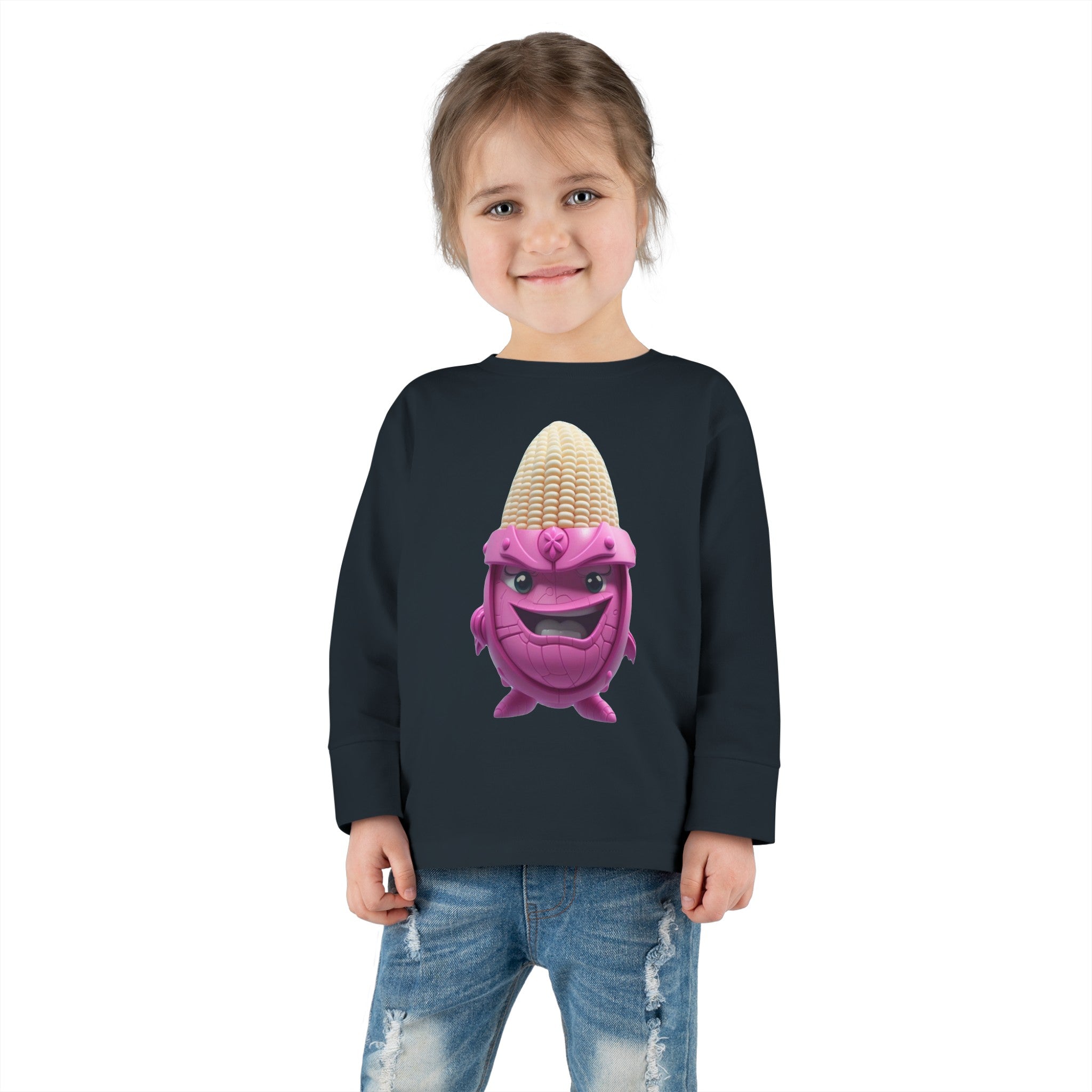 Toddler Long Sleeve Tee : Corn T- shirt | Cornelius T- shirt | kids Cartoon Tshirt