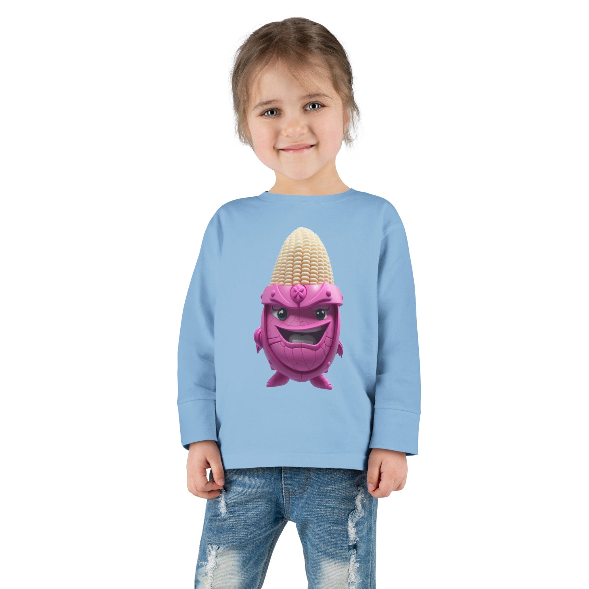 Toddler Long Sleeve Tee : Corn T- shirt | Cornelius T- shirt | kids Cartoon Tshirt