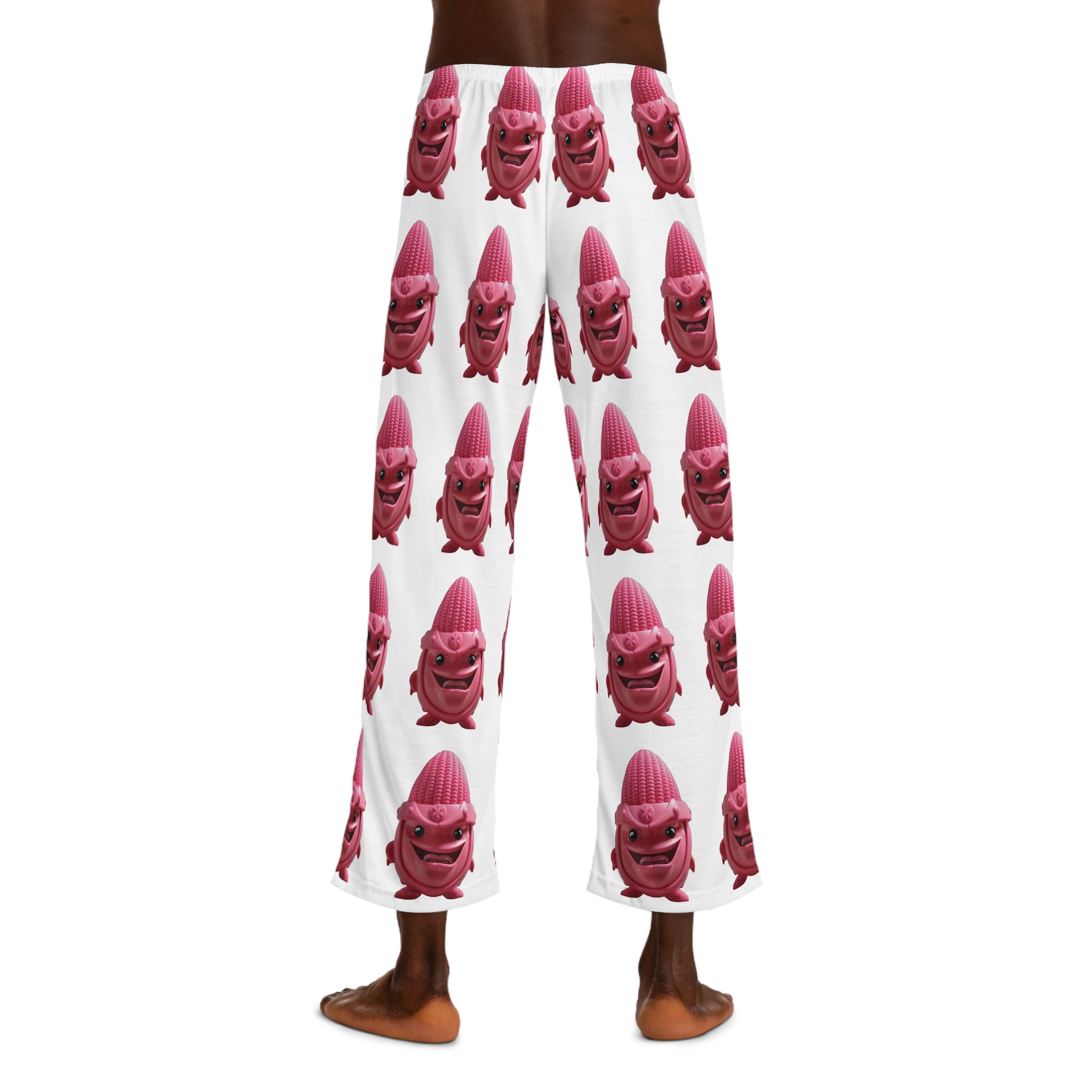 Men's Lounge Pajama Pants with All-Over Print Design