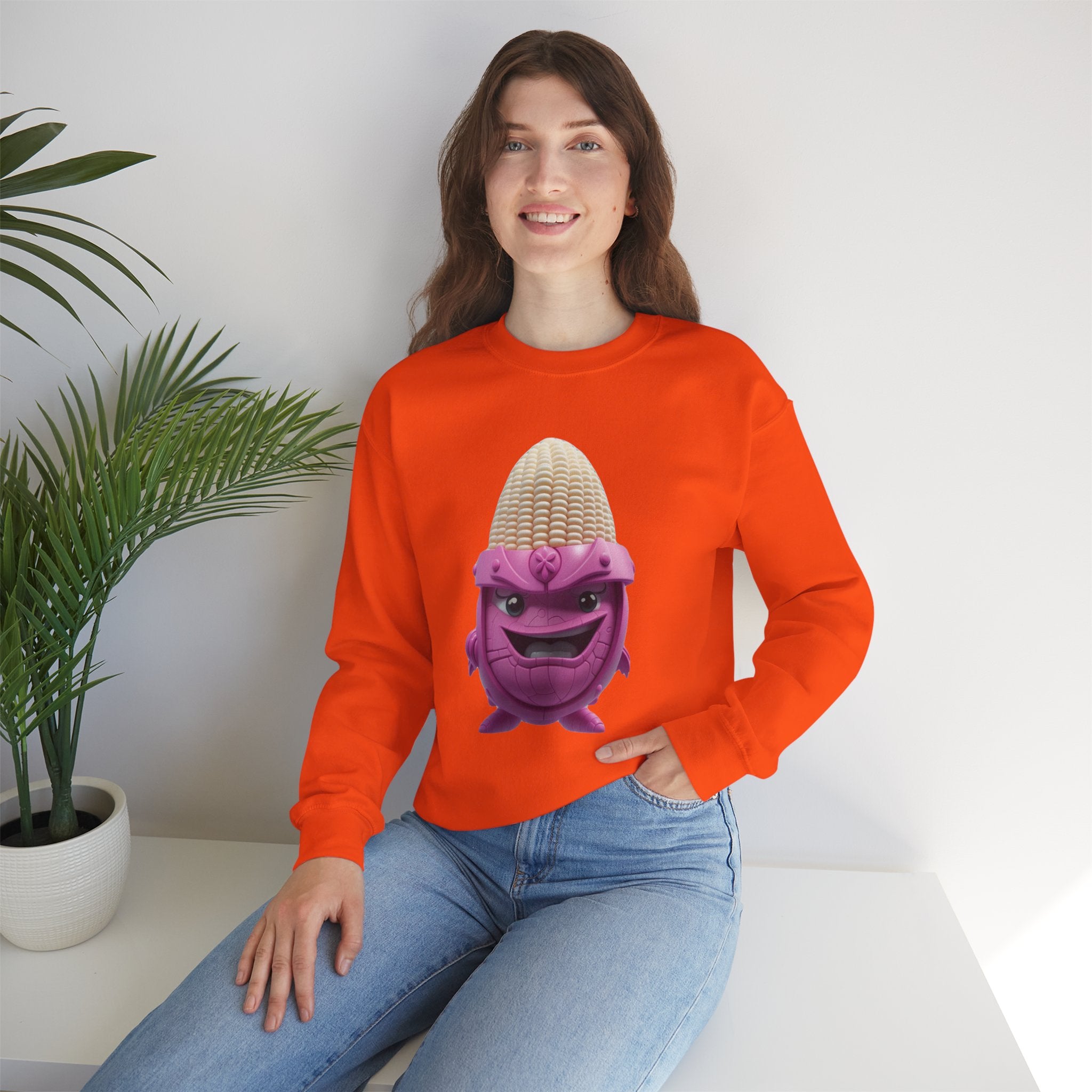 Comfort Blend Unisex Sweatshirt - Polyester and Cotton, Ribbed Knit Collar - No Itchy Seams