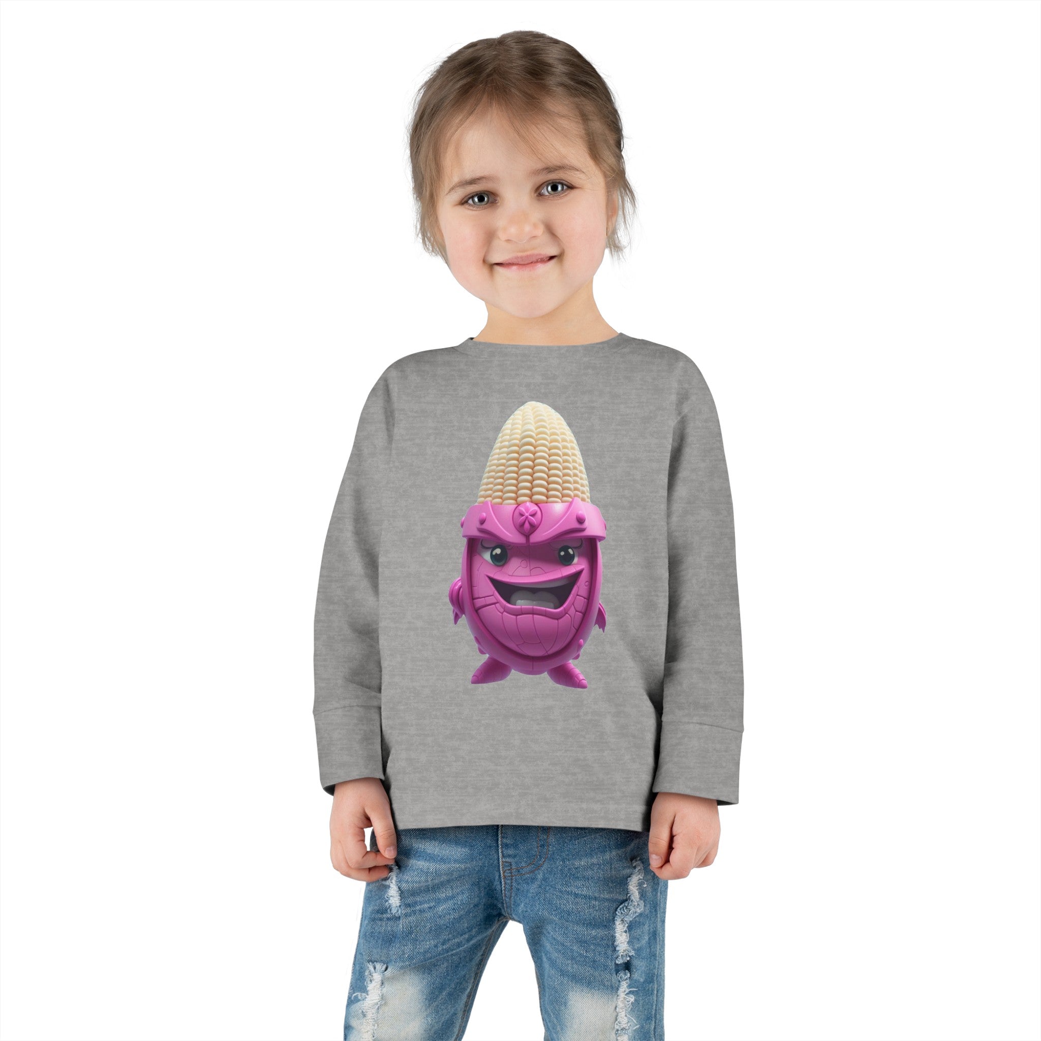 Toddler Long Sleeve Tee : Corn T- shirt | Cornelius T- shirt | kids Cartoon Tshirt