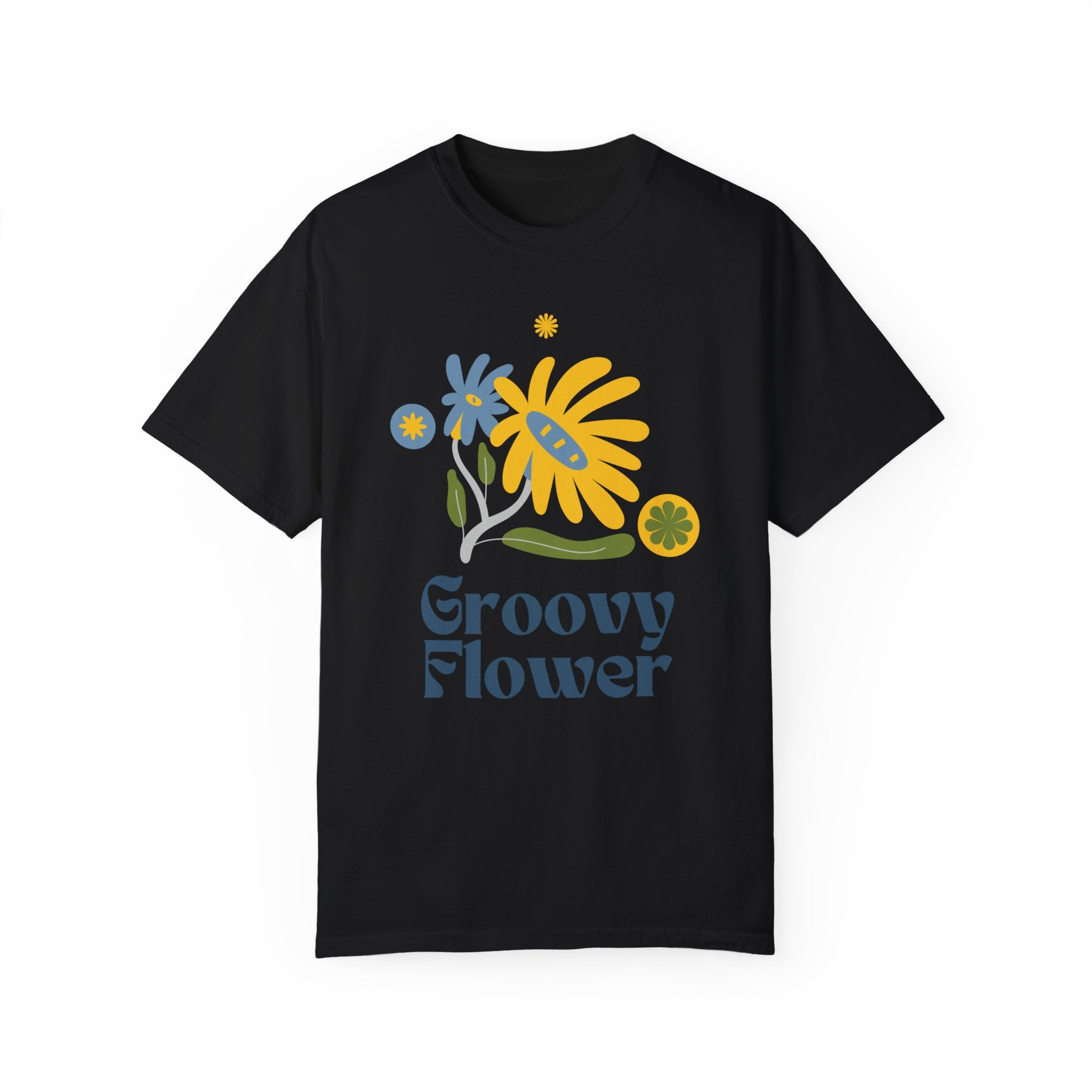 Unisex Garment-Dyed T-shirt - Flower shirt, floral shirt