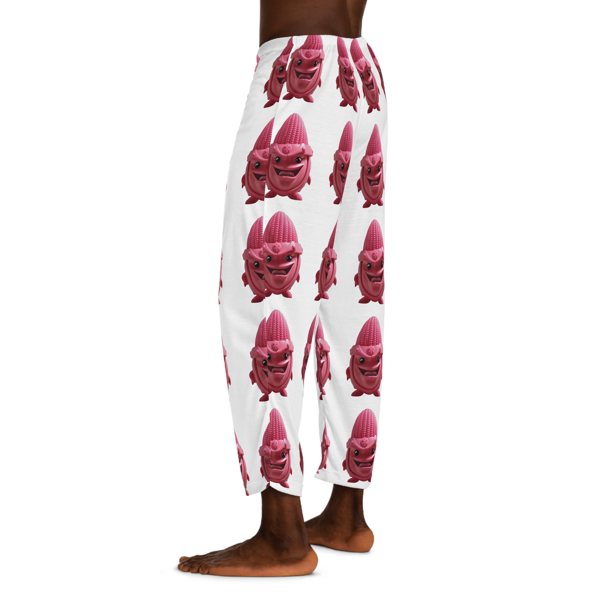 Men's Lounge Pajama Pants with All-Over Print Design