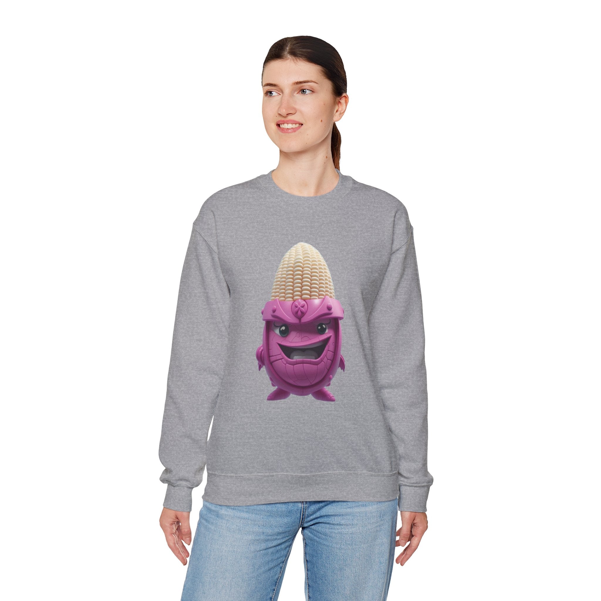 Comfort Blend Unisex Sweatshirt - Polyester and Cotton, Ribbed Knit Collar - No Itchy Seams